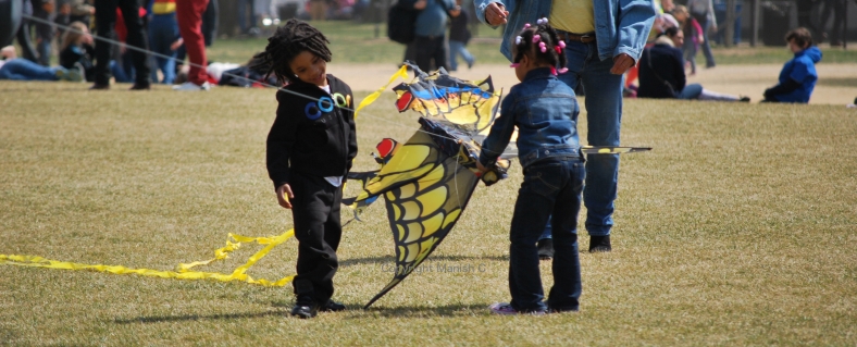 Kids Playing with kite-DC